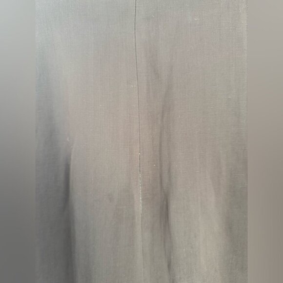 ZARA Brown Satin Linen Blazer size L - Picture 11 of 16